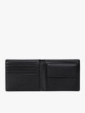 black textured leather wallet_2