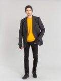 dark grey woolen New Godard jacket_12
