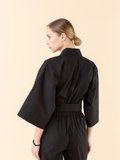 black cotton poplin mini kimono_14