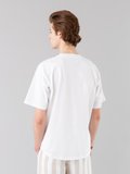 white Christof t-shirt with "agnÃ¨s b." embroidery_14