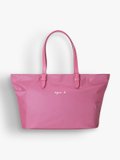 pink nylon tote bag_1