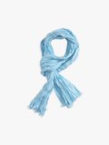 turquoise blue cheesecloth Unno scarf_1