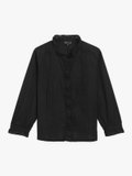black shirt with frills and embroideries_1