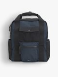 black and blue technical nylon backpack_1