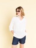 white openwork cotton tunic blouse_11