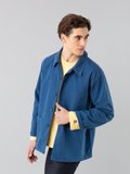 blue basket weave cotton jacket_11