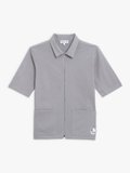 light grey jersey Zip shirt_1