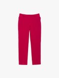 carmine red seersucker Elvy trousers_1