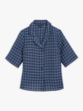 blue checked linen liseron shirt_1