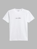 white Brando t-shirt screen-printed "I'll b. there"_1