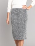 navy blue and white tweed zip skirt_11