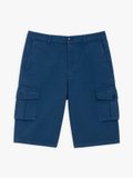 blue basket weave Treillis bermuda shorts_1