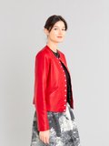 red lamb leather snap cardigan_13