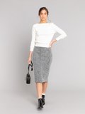 navy blue and white tweed zip skirt_12