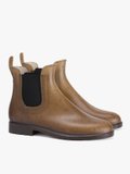 taupe hemp and plastic Chelsea boots_1