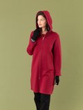 hooded coat with zip in merino wool_12