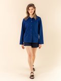 dark blue washed cotton Sanshui jacket_12