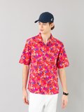 red and fuchsia floral print Magnum shirt_11