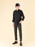 black cotton poplin Thomas shirt_12