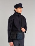 black and blue technical nylon shoulder bag_11