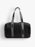 black linen AB duffle bag_1