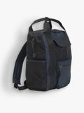 black and blue technical nylon backpack_2