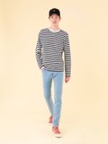 black and white long sleeves striped Coulos t-shirt_11