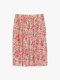 cerise skirt with floral print_1