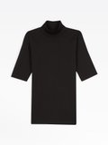 black elbow-length sleeves Vian top_1