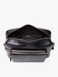 black leather shoulder bag with zipped pocket_4