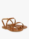 brown leather Maia sandals_1