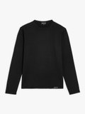 black merino wool Park jumper_1