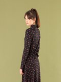 black Viola shirt with floral rose design and long sleeves_14