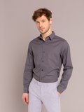 dark grey cotton percale Thomas shirt_11