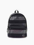 black and grey striped backpack_1
