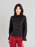 black cotton poplin Ayumi shirt_15
