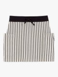 off white and black "b. style" striped Mindie skirt_1