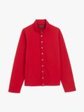 red New Yvan snap cardigan_1
