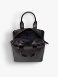 black leather Marceau briefcase_4