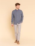 grey blue linen Andy shirt_14