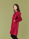 hooded coat with zip in merino wool_13