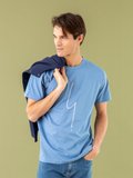 Persian blue short sleeves "irony mark" Brando t-shirt_11