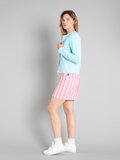 pink striped denim crocus skirt_12