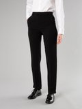 black crepe Fergie trousers_12