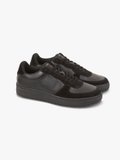 black suede and grained leather Alix sneakers_1