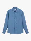 Persian blue linen Andy shirt_1