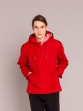 red cotton men hooded jacket_14
