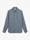 grey blue linen Andy shirt_1