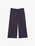 navy blue striped jacquard Jim trousers_1