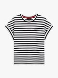 white and black To b. by agnÃ¨s b. striped t-shirt_1